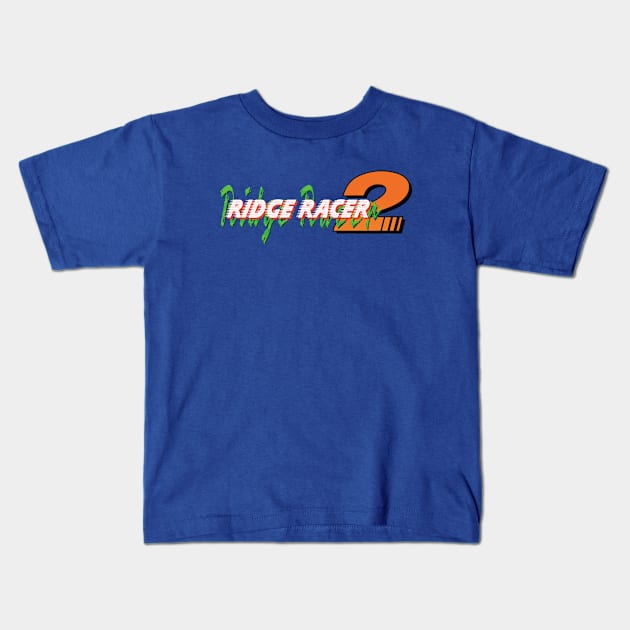 Ridge Racer 2 Kids T-Shirt by LeeRobson